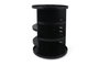 Hermia Organizador de Maquillaje 980302 Negro Plástico 23 x 23 x 30.5 cm